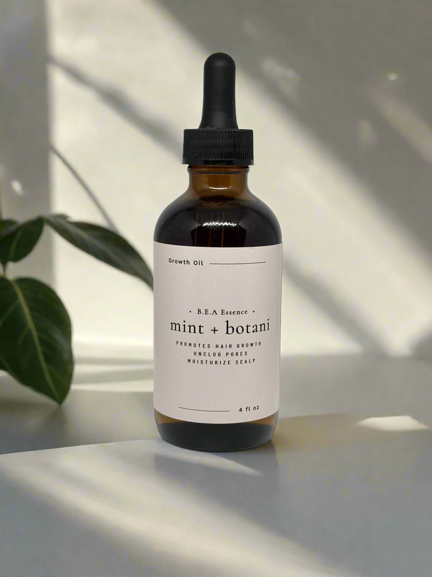 mint + botani | Stimulating Hair Growth Oil 4 oz